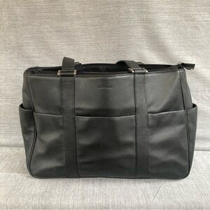 Mancini Leather Tote Bag Black